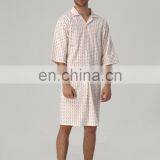 V-neck Comfortable Flame Retardant Hospital Clothing Patient Gown thumbnail-2