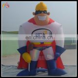 cartoon promotion inflatable superman cartoon characteristic for advertising