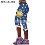 Wonder Woman Sport Fitness Costume High Waist Stretch Gym Trousers Workout Leggings thumbnail-3