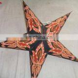NEW GLITTER PRINTED PAPER STAR LANTERNS From India thumbnail-4