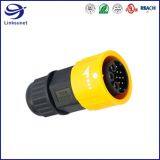 Push Lock Type Solder Male Connector & Female Pin IP67 Wire Harness for Motion &Control, Inverters and Robotics