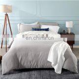 2020 Fashion Durable Solid Color Water Wash Cotton Twin Bedding Duvet Cover Set thumbnail-3