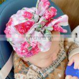 Baby Girl Hat Flower Bow Turban Hat Kids Beanie Baby Hat for Girls Hats Baby Cap Infant Accessories thumbnail-1