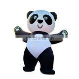 Outdoor Inflatable Panda Model With LED Light , Inflatable Panda Cartoon Character For Attracting People ,Advertising thumbnail-1