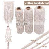 Macrame Cord 100% Cotton 4 Strands Cotton Rope Multiple Use Macrame Cord With Free Sample thumbnail-6