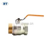 BT1041 high pressure level handle brass forged ball valve