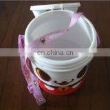 2Liter Popcorn Plastic Bucket With Lis and Strip thumbnail-3