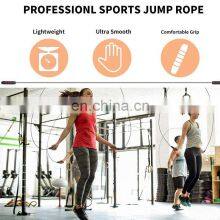 Factory Custom Jump Rope Workout Rapid Speed Skipping Rope With Ball Bearings Foam Sponge Handles Cotton String thumbnail-3