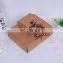 Bulk Sale Private Label Large Capacity Foldable Present Boxes Kraft Paper Gift Box Closure With Ribbon thumbnail-2