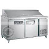 OP-A802 OEM ODM Accepted Stainless Steel Freezer Refrigerated Cabinet thumbnail-1