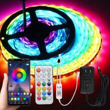 Customized 5050 RGB LED Strip Light Set WS2811 LC8806 5M Colorful 24key LED Strip Kits thumbnail-3