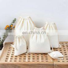 Burlap Hemp Linen Bag Custom Luxury Small Christmas Gift Pouch Cotton Drawstring Bag With Custom Logo thumbnail-4