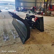 China Skid Loader Snow Blade Wheel Loader V Snow Blade Skid Steer Snow Pusher thumbnail-4