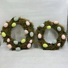 Shenyang For Star Wholesale Handmade Craft Home Decoration Door Easter Egg Wreath With Bunny thumbnail-5