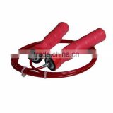 Plastic handle jumping ropes