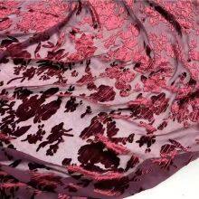 Multi-color Crushed Velvet Fabric Durable Anti-StaticTear Resistant Comfortable and Soft Crushed Velour Fabric for Dress Garment thumbnail-3