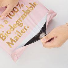 Custom Logo Printed Compostable Courier Mailing Bag Plastic Packaging for Shipping Envelopes thumbnail-1