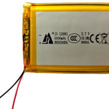 Wholesale High-quality High-capacity Rechargeable 3.7V Polymer Lithium Battery Packs, JS 124861 5000mAh 3.7V LED Light Battery, thumbnail-3