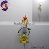 Antique Birds Stand on Stakes With Metal Garden Decoration Windmill thumbnail-2