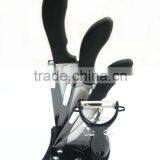 High Grade 4 Pcs Ceramic Kitchen Knife Set With Acrylic Stand 002A thumbnail-1