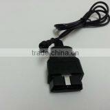 OBD Plug To Male Plug for Male Connector DC Adapter thumbnail-1