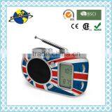 Unique Deluxe UK Flag Multiband AM FM SW Personal Portable Radio thumbnail-1