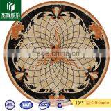 Watet Jet Circle Pattern Interior Flooring Design for Christmas Decoration
