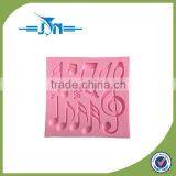 3D Musical Note Silicone Cake Mold Wedding Bread Baking Tool Soap Chocolate Mold thumbnail-5