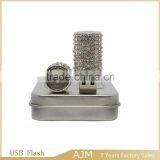 Crystal Glass Usb Flash Drive Custom Blank Usb Card Gift Promotion External Usb Drive thumbnail-3
