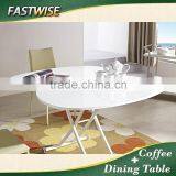 2 in 1 Extendable and Ajustable Dining Table for Dining Room Furniture thumbnail-2
