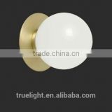 modern simple wall light with glass and brass metal wall light lamp lights
