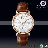 High Quality Miyota 2035 Movement Mens Leather Watch for Gift