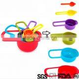 Silicone 6 Pieces Measuring Cup and Spoon thumbnail-3