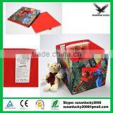 Most Popular Foldable Kids Storage Stool With Logo Printed (diectly From Factory) thumbnail-1