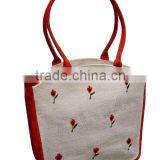 Ecofriendly Jute Tote Handbag thumbnail-1