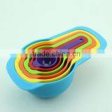 Professional Set of Plastic Measuring Spoons 6PCS Multi-Color thumbnail-1