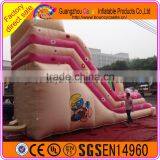 Pink Inflatable Dry Slide Funny Game Hot Sales