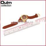 High Quality Custom Own Design Watch, Gold Case Promotional Silicone Watch thumbnail-4
