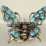 Butterfly Claw Crystal Alloy Rhinestone Hair Clip Jaw Hairpin Fashion Hot thumbnail-1