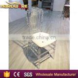 Armless Wedding Clear Crystal Hall Banquet Chairs,pu Cushion Acrylic Chairs thumbnail-2