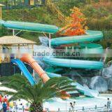 Hot Fiberglass Water Slide Spiral Slides Amusement Park Rides for Sale thumbnail-1
