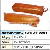 PVC Translucent Zipper Pencil Pouch thumbnail-1