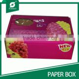 FRESH FRUIT PACKING BOX WITH TRANSPARENT WINDOW