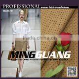 China Direct Factory 2016 Fashion Faux Suede Punching Fabric 95% Polyester 5% Spandex for Ladies Jacket,ladies Dress thumbnail-1