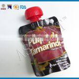 Heal Seal Aluminum Foil Liquid Stand up Pouch With Plastic Spout With Screw Cap thumbnail-3
