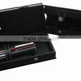 Factory Wholesale Stylish Black Leather Pen Box