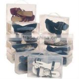 High quality plastic shoe box containers, custom made