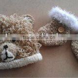 Gorgeous Handmade Crochet Baby Lion Animal Booties and Hat