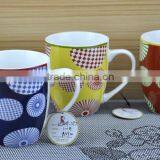 11OZ Royal Flower Design Full Decal Print Tea Cups, Shiny Surface New Bone China Mug, KL5069-10282 thumbnail-2