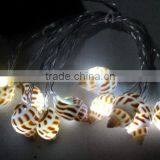 10pcs Garden Decorative Solar Seashell String LED Light SO4726R